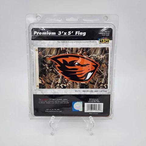 NEW Oregon State Beavers Premium 3' x 5' Flag Camouflage Camo BSI Products 95779 Cover