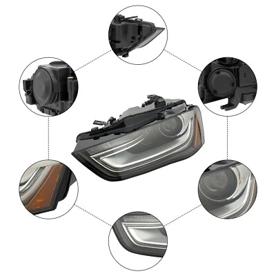 Driver Side Left Headlight For 2013 2014 2015 2016 Audi A4 S4 Projector Headlamp Foto 1 de 4