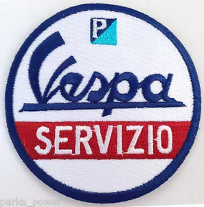 Vespa Servizio Patch, Servizio, Mods, Italiano, Scooter - Foto 1 di 1