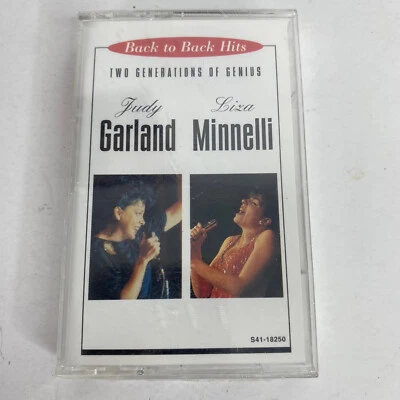 Judy Garland & Liza Minnelli - Back to Back Hits (Cassette, 1995) New Sealed - Image 1 of 4