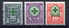 Suriname 1927 Green Cross Fund mint set of three stamps, SG’s 192-194
