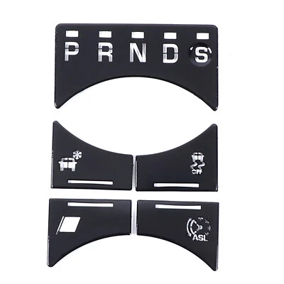 Fits 2010-2019 Jaguar XJ Center Console Button Repair Cover Plate Gloss Black - Image 1 of 4