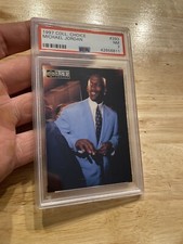 Michael Jordan PSA 7 Upper Deck #393 INVEST AGAINST INFLATION Scuffed Case GIFT