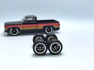 Ruedas de goma eje medio R242 Hotwheels 1:64 Real Riders # BBS marrón 12 mm - Imagen 1 de 4