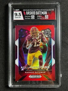 Rashod Bateman 2021 Panini Red Prizm /299 SP RC Rookie All-American #19 Ravens - Picture 1 of 3
