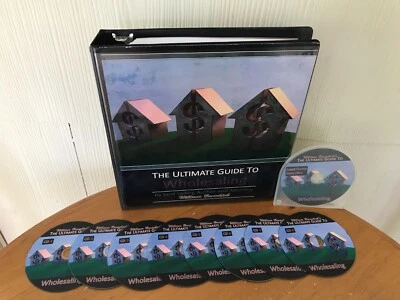 THE ULTIMATE GUIDE TO WHOLESALING BY WILLIAM BRONCHICK - MANUAL & 9 CD'S!  NEW!! - Image 1 of 4