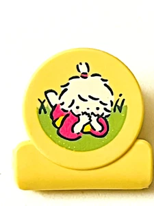 Vintage 1977 Little Twin Stars Hello Kitty Sanrio kleine gelbe Büroklammer Japan - Bild 1 von 8