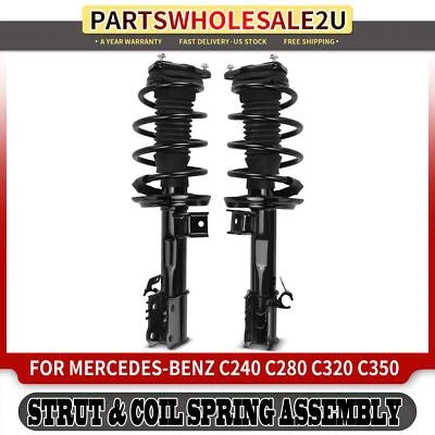 Front L & R Complete Strut & Coil Spring Assembly for Mercedes-Benz C240 C280 — 第 1/4 张图片