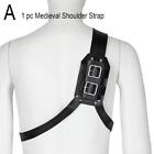 Medieval Shoulder Back Sword Leather Rapier Holder Costume Strap Holster