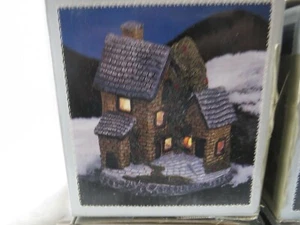 VTG COTTAGE CHARMERS LIGHTED HOUSES SET OF 3 - Picture 1 of 10