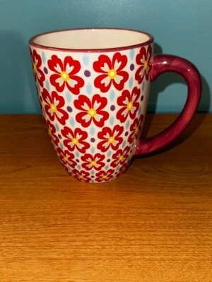 Taza Latte The Pioneer Woman 26 OZ Gres Retro Daisy Jumbo 26 OZ LN Foto 1 de 4