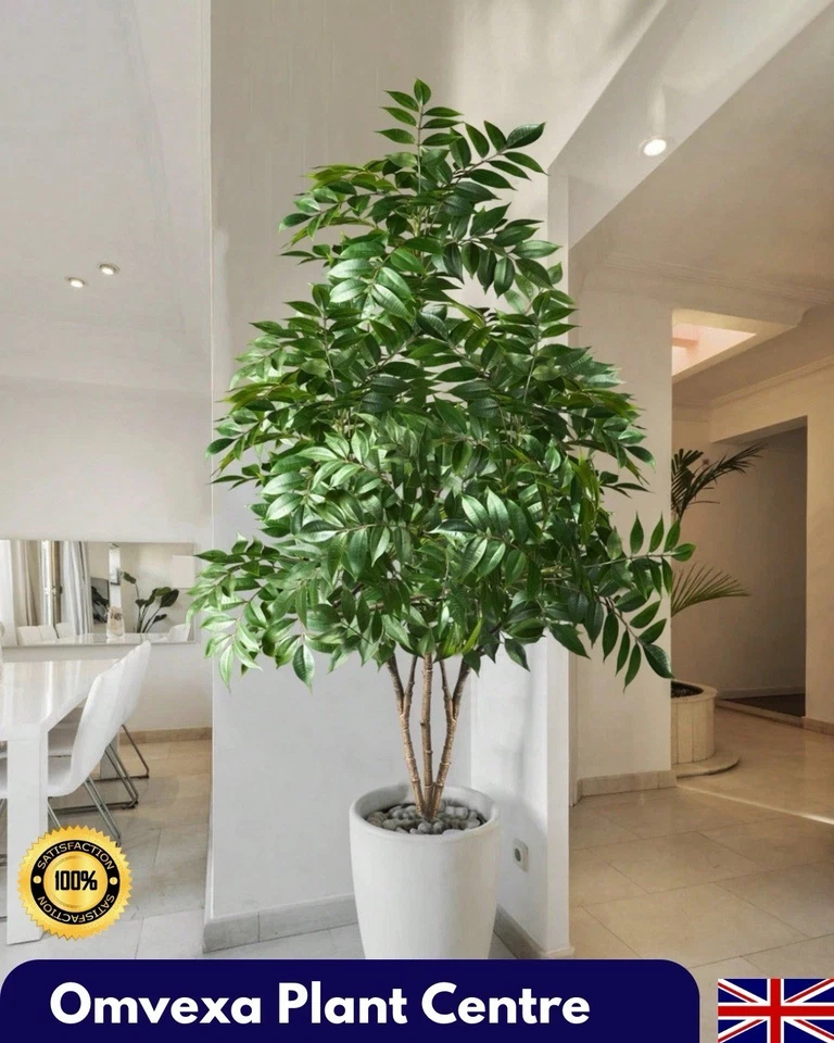 Large 120cm Artificial Plant for Living Room Office Bedroom Decor No Pot - Image 1 of 4