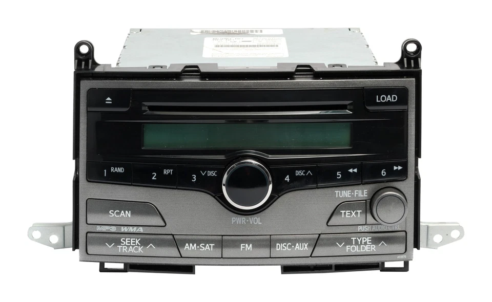 Toyota Venza 2009 radio AM FM WMA 6 discos reproductor de CD MP3 86120-0T020 OPT A51870 Foto 1 de 4