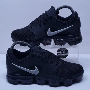 Nike Air Max VaporMax - UK Size 5.5 - Trainers Black Silver Junior Sneakers - Picture 1 of 11