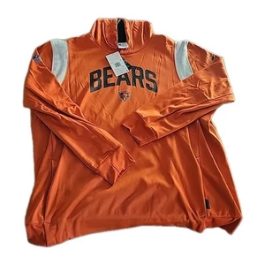 NWT MENS CHICAGO BEARS  NIKE ON-FIELD THERMA-FIT HOODIE SZ XL ORANGE  - Picture 1 of 5