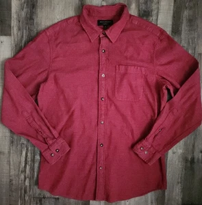 Camicia Banana Republic uomo taglia media rossa vestibilità standard con bottoni - Foto 1 di 6