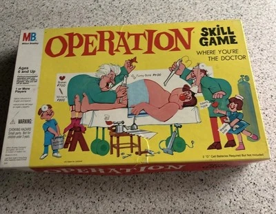 OPERATION Skill Game SMOKING DOCTOR - Vintage 1965 VTG Board Game Fun Kids Game - Image 1 of 4