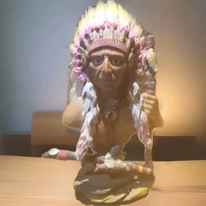Vintage Indianer Best Peace Pfeife Figur - Bild 1 von 7