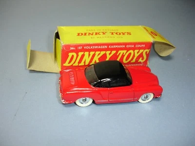 Dinky Toys 187 Volkswagen VW Karmann Ghia con caja original casi como nuevo Foto 1 de 4