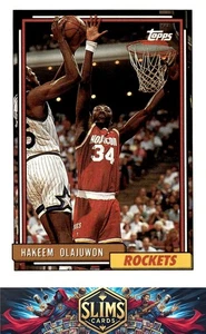 1992-93 Topps Houston Rockets Hakeem Olajuwon #337 - Picture 1 of 2