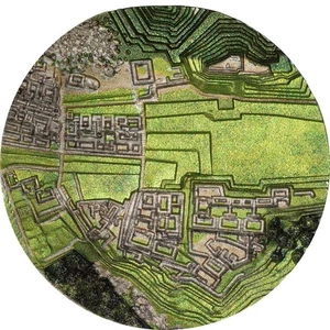 Bucket List Machu Picchu 2025 25 $ 5oz Silbermünze Cook Islands CIT - Bild 1 von 3