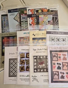 Lot of 13 Vintage Quilt Instructions and/or Patterns 1990s - Early 2000s. - Picture 1 of 15