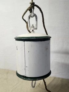 Vintage Perkins PERKO Large Fishing Sailboat Metal Float Mooring Buoy RARE WOW!! - Picture 1 of 12
