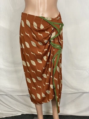 Falda para mujer Dries Van Noten Sinas cinta midi talla 38/US 6 óxido Foto 1 de 4