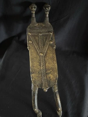 Tabouret Lobi  en Bronze - Photo 1/4