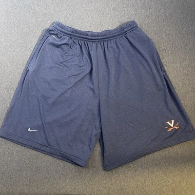 Virginia Cavaliers Shorts Men Large Blue Nike Dri Fit NCAA Basketball - Image 1 of 4