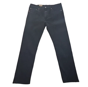 NEW Levi's 502 Jeans Men's 36x32 Black Tapered Leg NWT Stretch Denim Classic - Picture 1 of 19