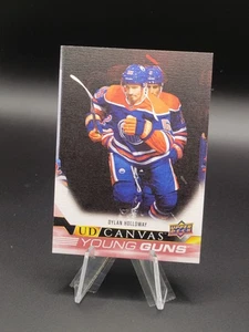 Dylan Holloway 2022-23 Upper Deck Series 2 Hockey #C219 UD Canvas Young Guns - Bild 1 von 2