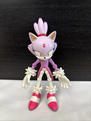 Figura de acción Jazwares Sonic Hedgehog Blaze The Cat juguete cola faltante 3 pulgadas Foto 1 de 4