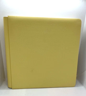 Creative Memories Original 12 x 12 Album - Yellow w/ Pages & Protectors - New - Image 1 of 4