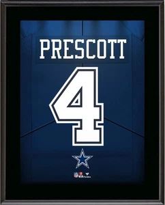 Dak Prescott Dallas Cowboys 10.5" x 13" Jersey Number Sublimated Player Plaque - Picture 1 of 1