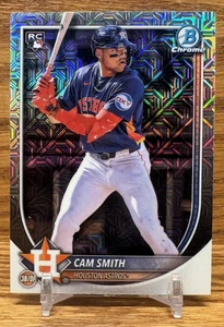 CAM SMITH Mojo Refractor Rookie Card | 2025 Bowman Chrome Houston ASTROS #77 - Picture 1 of 2