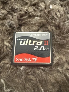 SanDisk Ultra II 2GB CF Compact Flash Camera Memory Card - Picture 1 of 2