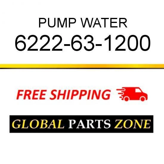 6222-63-1200 - BOMBA, AGUA 6222631200 se adapta a KOMATSU Foto 1 de 1