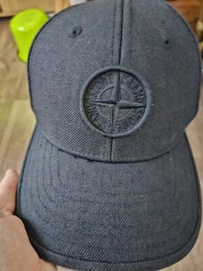 Stone Island Junior Jungen Cap Gr. 2 dunkelblau Canvas original verstellbar  - Bild 1 von 7