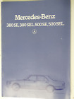 Mercedes Benz Katalog Hndlerstempel 380 SE 380 SEL 500 SE 500 SEL 18 S FT-525