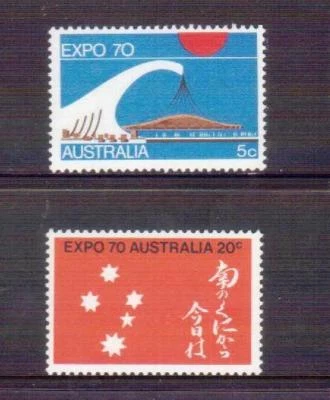 AUSTRALIA 1970 Expo Japón Set MUH Foto 1 de 2