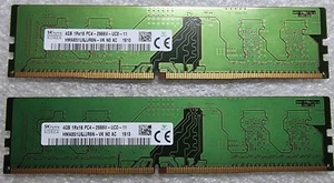 SK Hynix 8GB 2X4GB DDR4 PC4-21300 2666MHZ 288 PIN 1.2V CL 19 desktop ram memory - Picture 1 of 1
