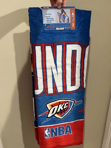 Oklahoma City Thunder Cotton Pool/Beach/Bath Towel 30"x60" Cover