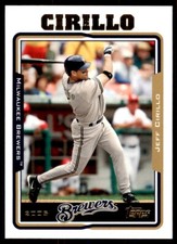 2005 TOPPS JEFF CIRILLO MILWAUKEE BREWERS #UH77