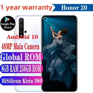 Teléfono inteligente global Huawei Honor 20 128 GB 256 GB 4G desbloqueado 48 MP Android nuevo sellado - Imagen 1 de 16
