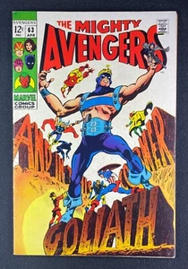 Avengers (1963) #63 FN/VF (7.0) Hawkeye Becomes Goliath Gene Colan - Picture 1 of 2