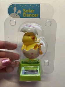 New CUTE Baby Chick solar dancer Dancing Hatching out of egg bobble head toy!!! - Picture 1 of 3