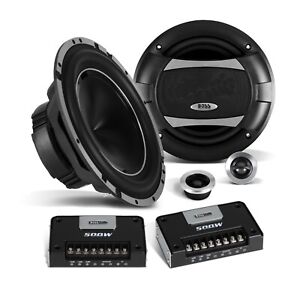 BOSS Audio Systems PC65.2C 6.5” Component Car Speakers - 500 W, 2 Way