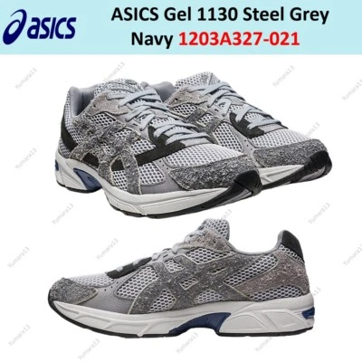 ASICS Gel 1130 Acero Gris Azul Marino 1203A327-021 Hombres Talla - Imagen 1 de 4