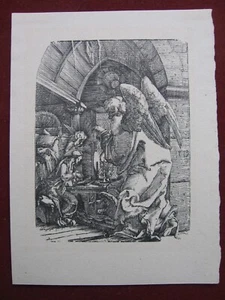 Albrecht Altdorfer: Verkündigung Mariae 1513/Annunciation Print Holzschnitt - Bild 1 von 6